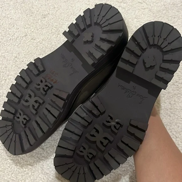 Sam Edelman Laurs Lug Sole Loafer Alpine Green Size 7.5 - Picture 5 of 5